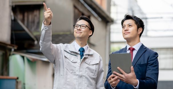 現地調査の実施（弊社技術スタッフが対応）